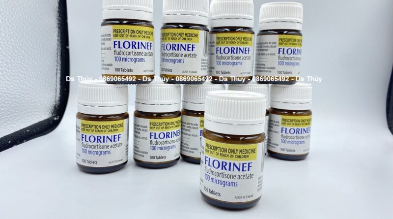  Thuốc Florinef 0.1mg điều trị tăng sản, suy thượng thận bẩm sinh