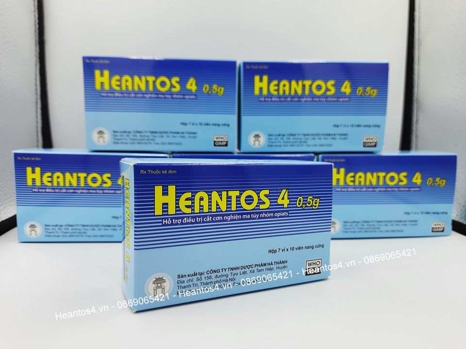 GIỚI THIỆU THUỐC CAI NGHIỆN MA TÚY TẠI NHÀ HIỆU QUẢ - HEANTOS 4